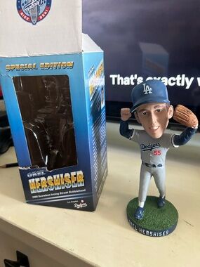 Orel Hershiser 2018 Dodgers Fan Appreciation Day Special Edition Bobblehead SGA